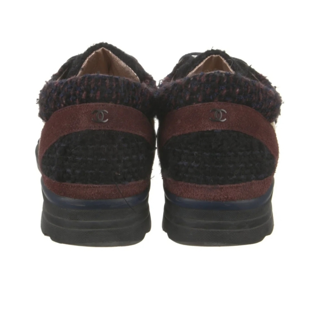 Chanel Authentic Interlocking Cc Logo Sneakers Wo… - image 4